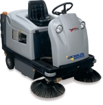 Genius TK1200P IPC Eagle HYBRID 48" DUAL POWER LP-Propane / Battery Powered Vacuum Sweeper 521