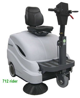 IPC EAGLE TK712R 36" Battery Ride On Sweeper 431