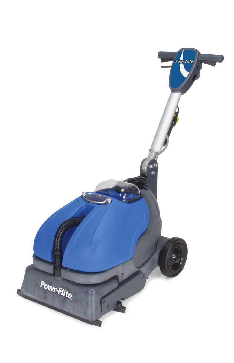 Multiwash 14 inch Commercial Floor Scrubber Machine by Powr-Flite, Power  Scrubbers for Cleaning a Variety of Hard and Soft Surface Floors, PFMW14