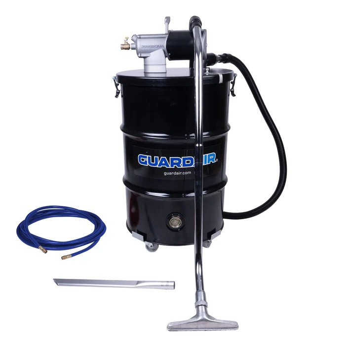  PQ55C150ATEX Guardair PowerQUAD 55 Gallon ATEX Vacuum Kit w/ 1.5" Inlet