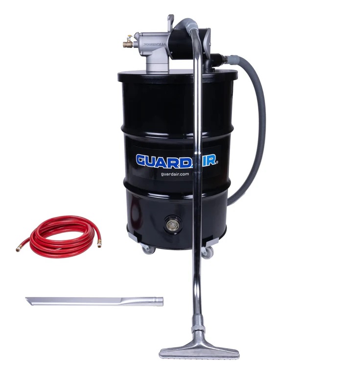 PQ55C150 Guardair PowerQUAD 55 Gallon Vacuum Kit w/ 1.5" Inlet