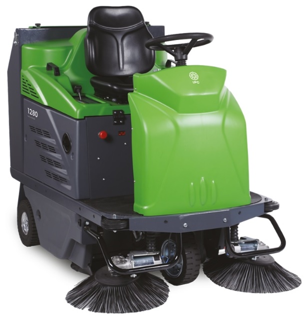 TK1280E IPC Eagle 48" Ride On Sweeper Battery Powered TK1280E