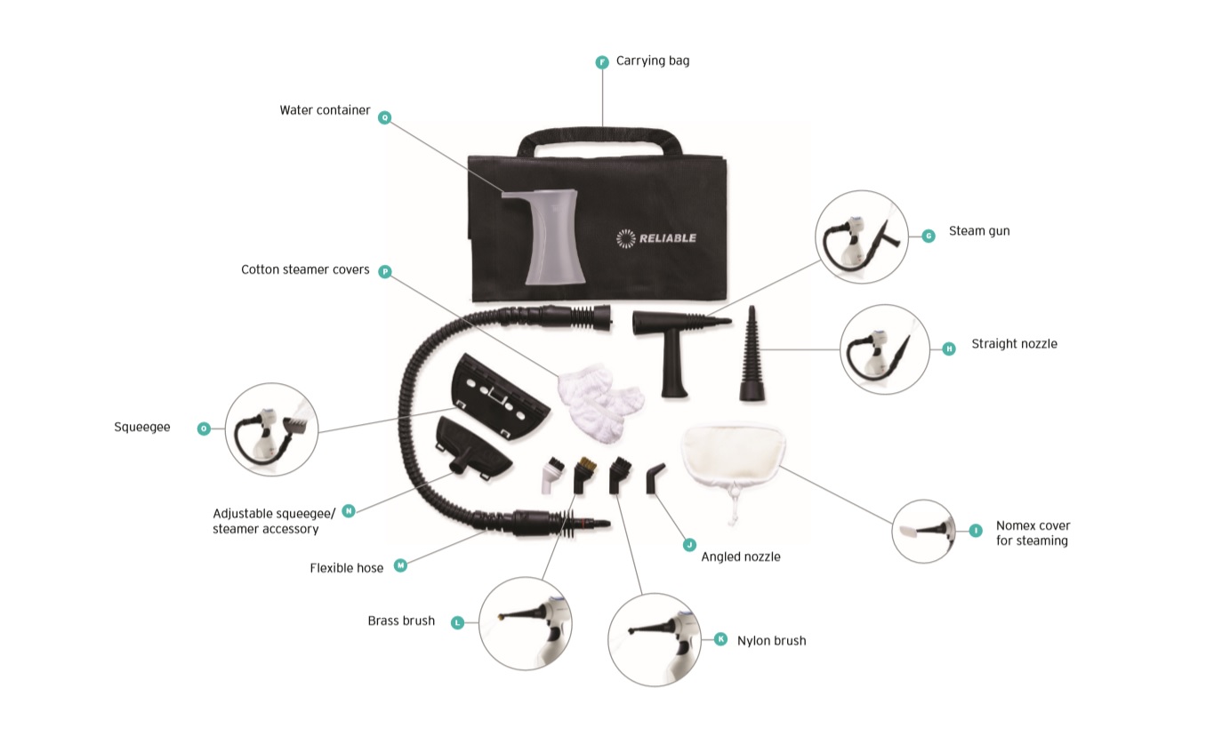 100ch Pronto Reliable Corporation Hand Held Portable Steam Cleaner And Garment Steamer Clean Sanitize And Disinfect Buy Mercial Cleaning Equipment Machines Online At Great Prices