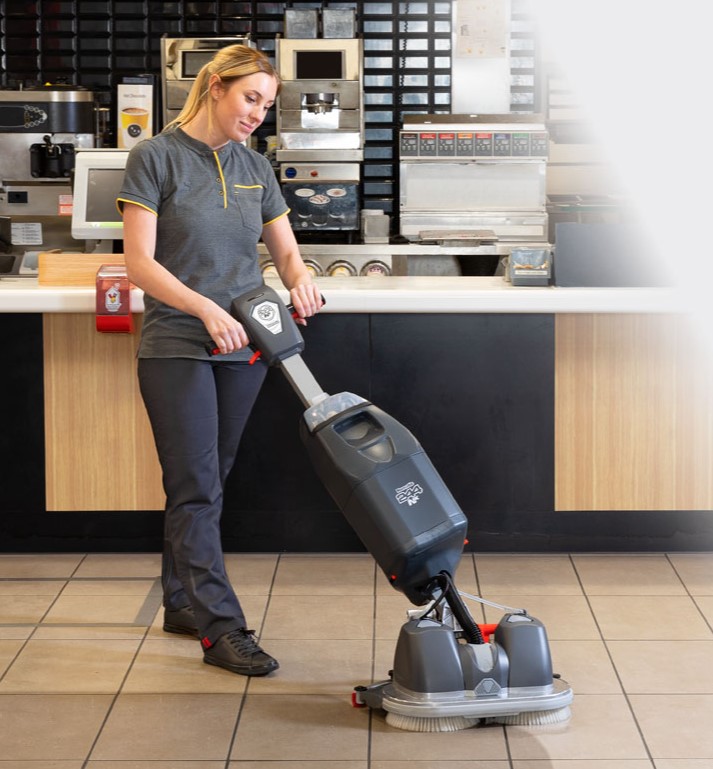 NUC 244NX NaceCare18 Inch Ultra Compact Upright Automatic Scrubber