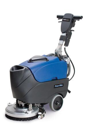 K201 small scrubber hand-push wire type automatic brush floor sweeping  suction integrated machine