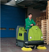 Genius TK1404 IPC Eagle HYBRID 58" Dual Power Unleaded Gas / Battery Powered Vacuum Sweeper