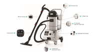 Tandem Pro 2000CV/2000CVMOP Steam and Wet Vacuum WITH Mop Cleaner