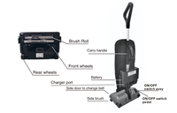 UV150B 12" CORDLESS UPRIGHT VACUUM