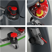 Nacecare CRL 2128 28" Compact Ride on Scrubber with Pad Driver