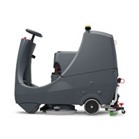 28" Compact Ride on Scrubber with Pad Driver Nacecare CRL 2128