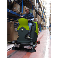 CT160BT75R-SB IPC Eagle Power, 30" Cylindrical  Rider Scrubber with side Brushes/Brooms, Scrub and Sweep in One Pass