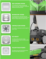 CT5 IPC Eagle Mini Auto-Scrubber Walk Behind Battery Powered