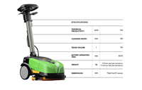 CT5 IPC Eagle Mini Auto-Scrubber Walk Behind Battery Powered