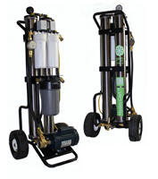 HydroCart-2X-SS IPC Eagle Ultra Pure Window Cleaning System with 2 4-Stage Reverse Osmosis Membranes HydroCart-2X-SS