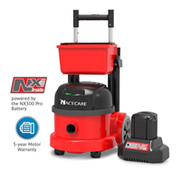 NBV290NX NaceCare Cordless battery powered canister vacuum