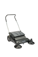 NC 3 26" Manual Walk-Behind Sweeper with Dual Side Broom
