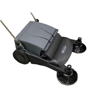 NC 3 26" Manual Walk-Behind Sweeper with Dual Side Broom