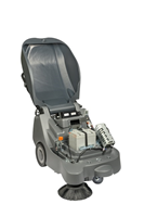 NC 5 26" Battery Walk-Behind Sweeper with Vacuum System, Single Side Broom