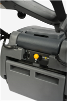 NC 9 36" Battery sweeper with traction drive and vacuum system, dual side broom