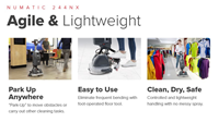 NUC244NX NaceCare 18 inch Upright Scrubber Dryer