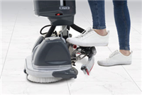 NUC 244NX Upright Ultra Compact 18 Inch Scrubber Dryer