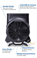PDH2 Powr-Flite Deluxe 3-Speed Hybrid Dryer