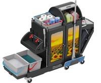 PM-21S Pro-Matic System Nacecare Janitorial Cart
