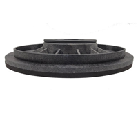 19 inch Sandpaper Pad Holder With Riser and UP2P Clutch Plate