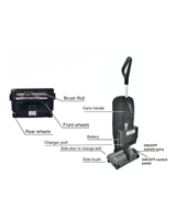 UV150B 12" CORDLESS UPRIGHT VACUUM