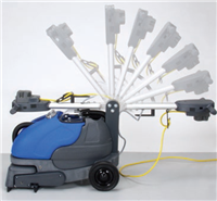 CAS16 Powr-Flite 16" Compact Cylindrical Brush Electric Scrubber