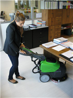 CT15E35 14 Inch Electric Walk Behind Auto Scrubber