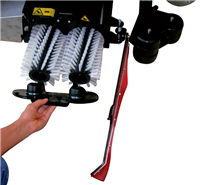 CT160BT75R-SB IPC Eagle Power, 30" Cylindrical  Rider Scrubber with side Brushes/Brooms, Scrub and Sweep in One Pass