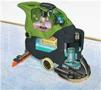 CT40B50 IPC Eagle Power, 20 inch Walk Behind Auto SCrubber Battery Powered