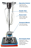 ORB1420 Power-Flite 14" x 20" Powr^2 Orbital Floor Machine