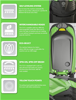 CT71ORB50 IPC Eagle 20" Orbital Head, Traction Drive Walk Behind Auto-Scrubber