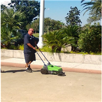 tk510 ipc 27" cleaning path manual sweeper outdoor use