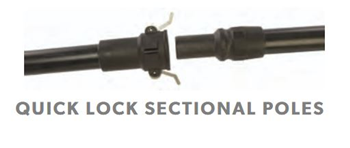 CFC25T IPC Eagle, Flip Lock II Carbon Fiber Telescopic Poles